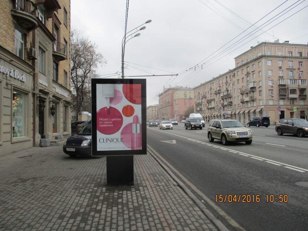 Фотография рекламного носителя, тип: Ситиформат 1.8x1.2, адрес: Ленинский пр-т., д.25, Москва, Россия. Сторона В №503274