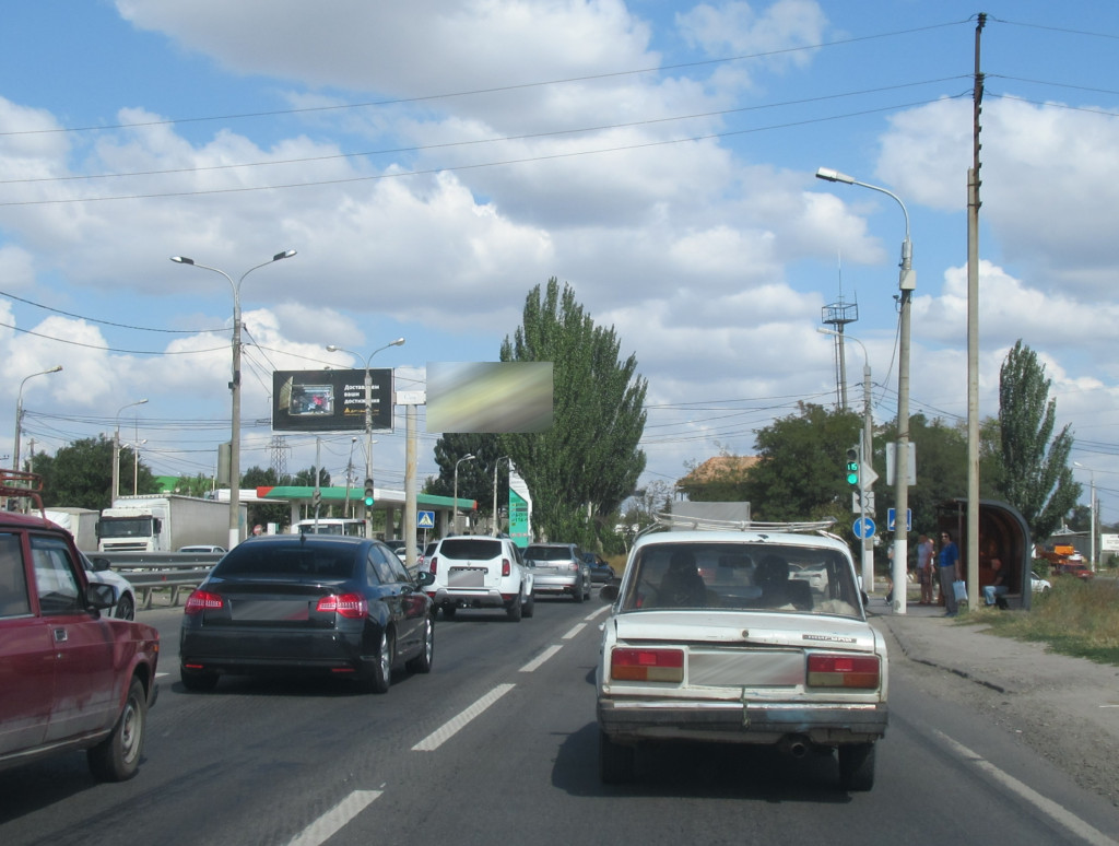 Фотография рекламного носителя, тип: Билборд 3x6, адрес: 3-я Продольная магистраль, транспортная развязка с Менделеева ул., Волгоград, Волгоградская область, Россия. Сторона A3 №1000512