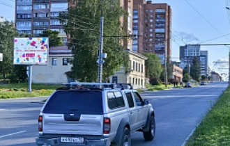 Фотография рекламного носителя, тип: Ситиборд 2.7x3.7, адрес: А. Невского пр-т., д.37, Петрозаводск, Республика Карелия, Россия. Сторона B1-B10 №833157