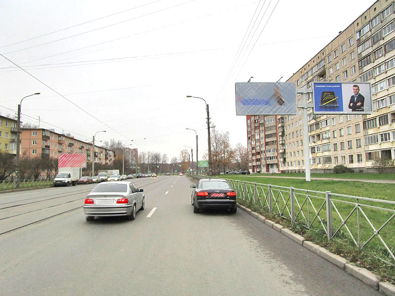 Фотография рекламного носителя, тип: Билборд 3x6, адрес: Науки пр-т., д.2, Санкт-Петербург, Россия. Сторона А2 №641992