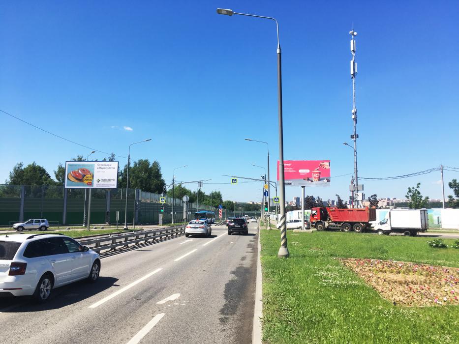 Фотография рекламного носителя, тип: Билборд 3x6, адрес: Коммунарка пос., Александры Монаховой ул., Москва, Россия. Сторона Б №816136