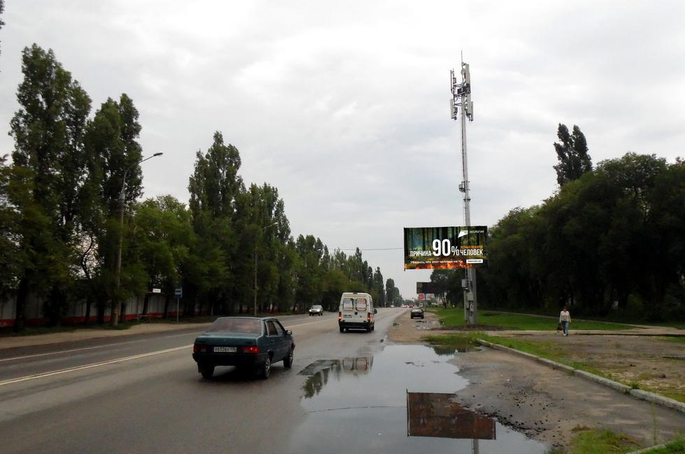 Фотография рекламного носителя, тип: Билборд 3x6, адрес: Волгоградская ул., д.51, Воронеж, Воронежская область, Россия. Сторона А №1011458
