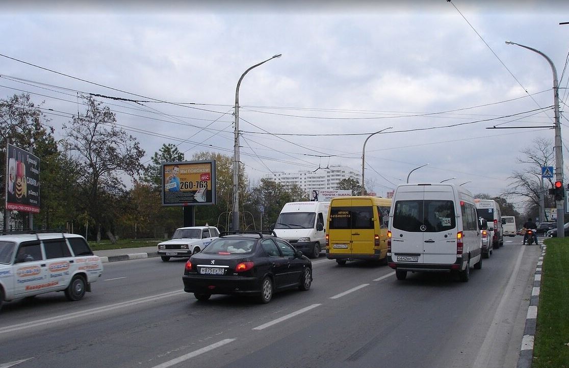 Фотография рекламного носителя, тип: Ситиборд 2.7x3.7, адрес: Анапское ш. Х Луначарского ул., Новороссийск, Краснодарский край, Россия. Сторона Б №1006192
