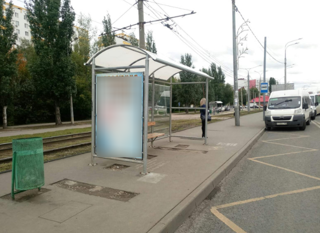 Фотография рекламного носителя, тип: Остановка 1.8x1.2, адрес: Демократическая ул. Х Кирова пр-т., Самара, Самарская область, Россия. Сторона B2 №830032