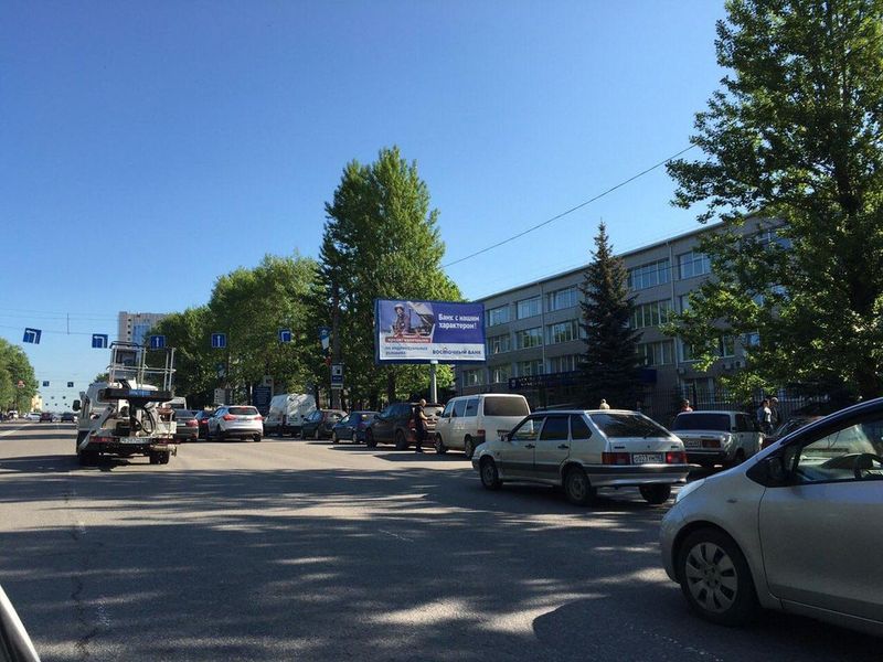 Фотография рекламного носителя, тип: Билборд 3x6, адрес: Гагарина пр-т., напротив д.23, Смоленск, Смоленская область, Россия. Сторона А1 №383106