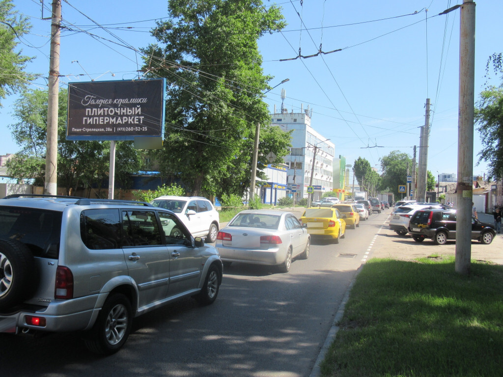 Фотография рекламного носителя, тип: Билборд 3x6, адрес: Пешестрелецкая ул., д.54, Воронеж, Воронежская область, Россия. Сторона Б №961234