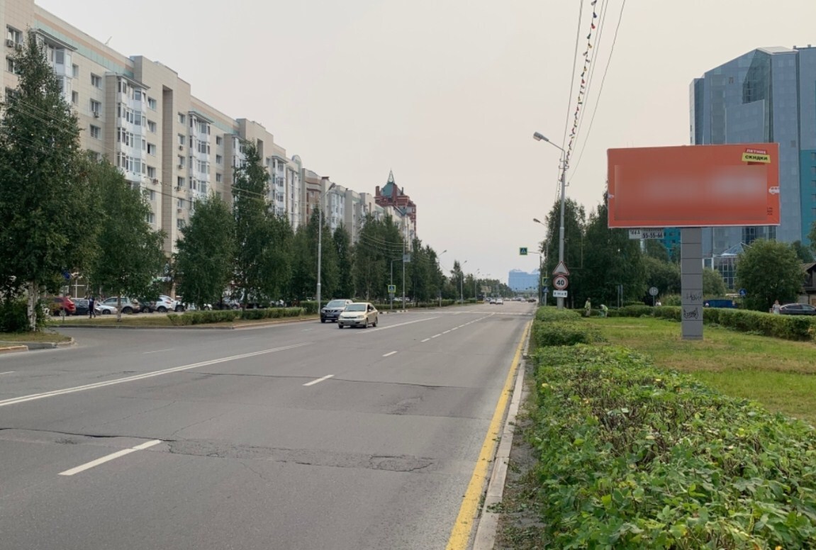 Фотография рекламного носителя, тип: Билборд 3x6, адрес: Ленина пр-т., д.26, Сургут, Ханты-Мансийский автономный округ – Югра, Россия. Сторона А №959966