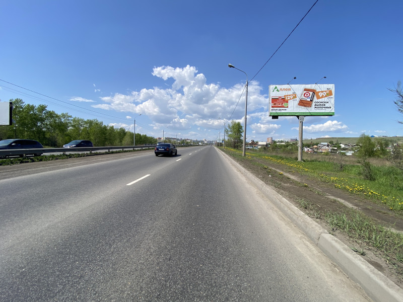 Фотография рекламного носителя, тип: Билборд 3x6, адрес: Енисейский тракт, 4 000м до поста ДПС, Красноярск, Красноярский край, Россия. Сторона А №779894