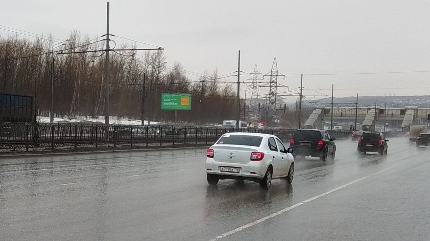 Фотография рекламного носителя, тип: Билборд 3x6, адрес: Победы пр-т., напротив д.178б, через дорогу, Казань, Республика Татарстан, Россия. Сторона B №679118