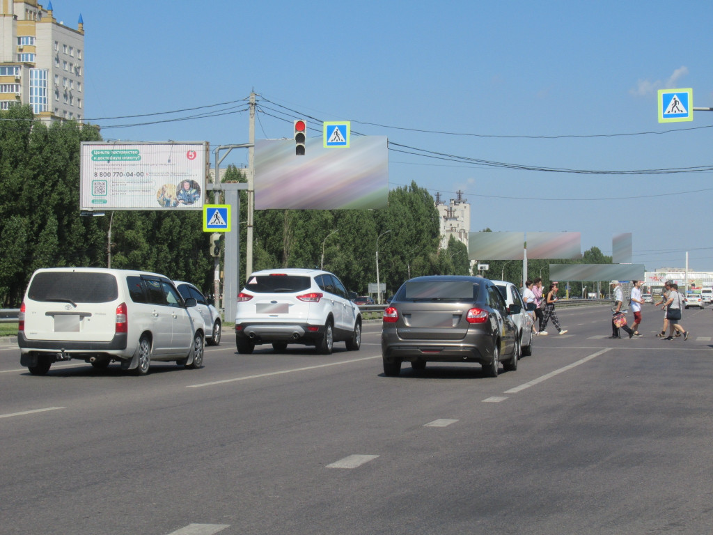 Фотография рекламного носителя, тип: Билборд 3x6, адрес: Московский пр-т., д.109, Воронеж, Воронежская область, Россия. Сторона А1-A6 №599381