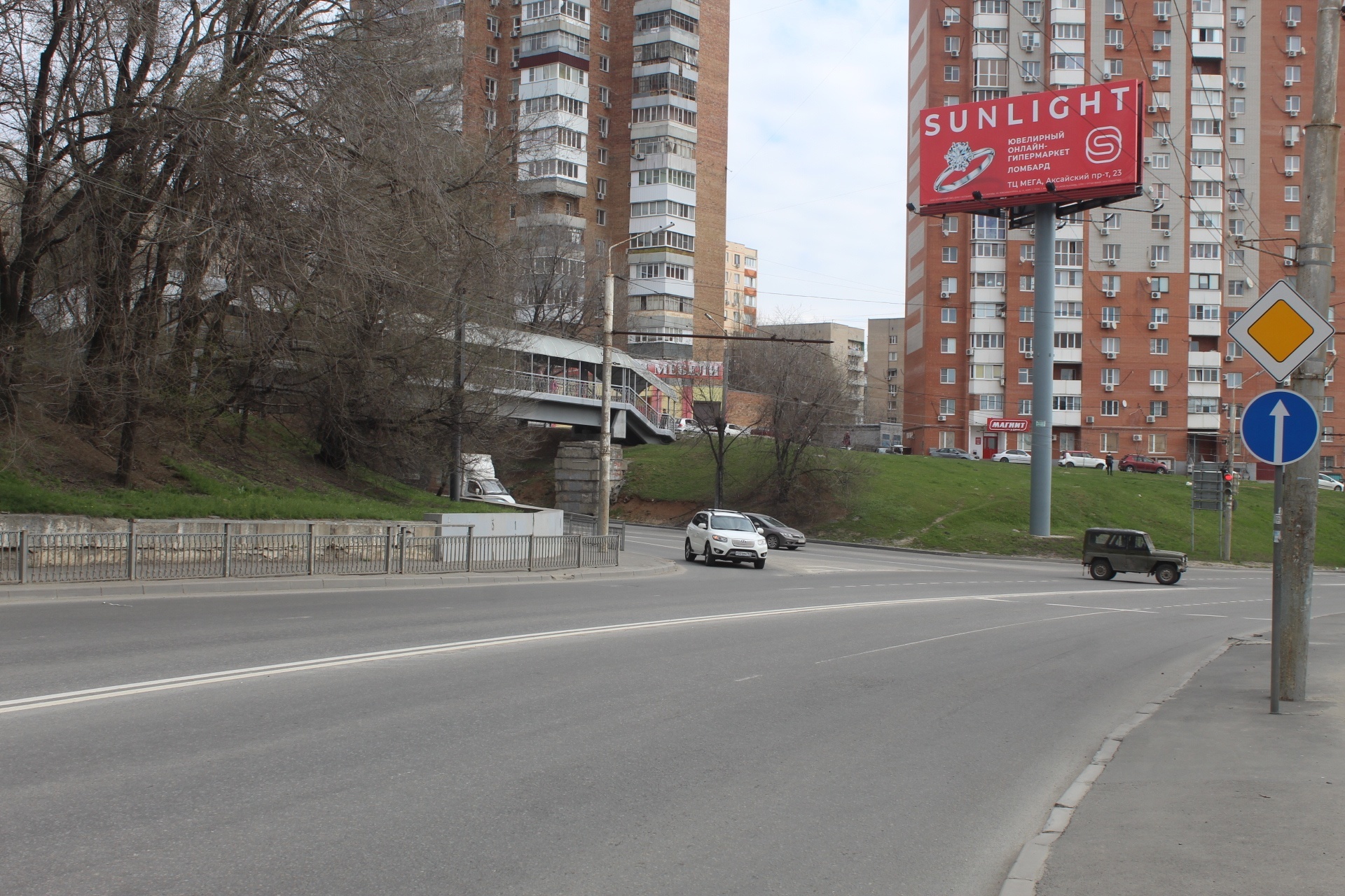 Фотография рекламного носителя, тип: Суперсайт 5x12, адрес: Беляева ул., д.16 Х Армянская ул., Ростов-на-Дону, Ростовская область, Россия. Сторона Б №949264