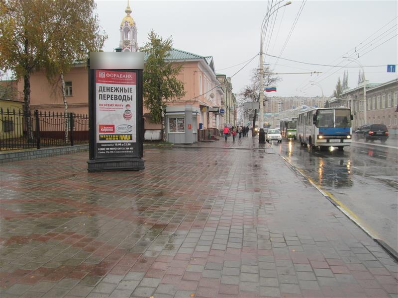 Фотография рекламного носителя, тип: Пиллар 3x1.4, адрес: Советская ул., д.91, Тамбов, Тамбовская область, Россия. Сторона Б №432295