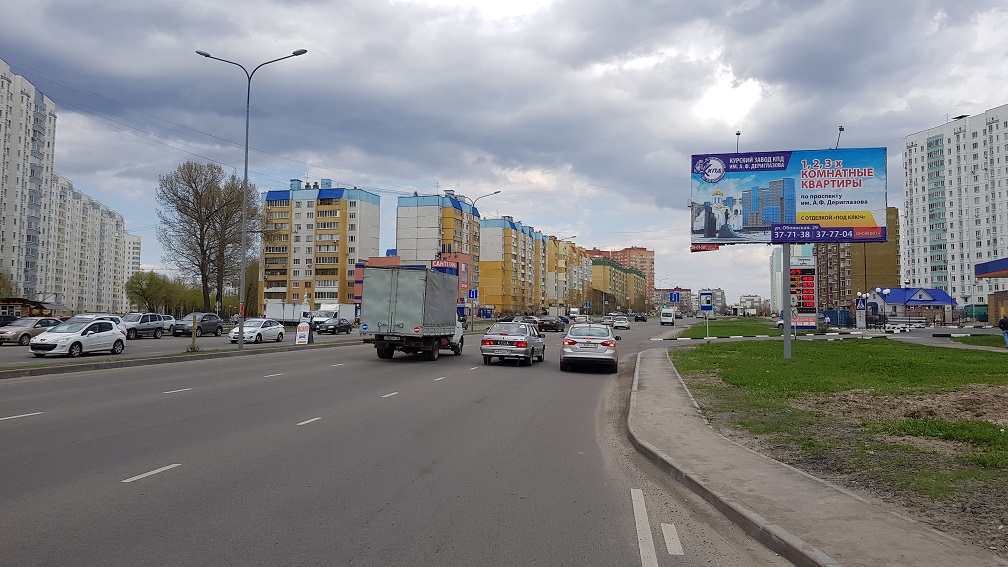 Фотография рекламного носителя, тип: Билборд 3x6, адрес: Клыкова пр-т., д.18А, Курск, Курская область, Россия. Сторона А №588069