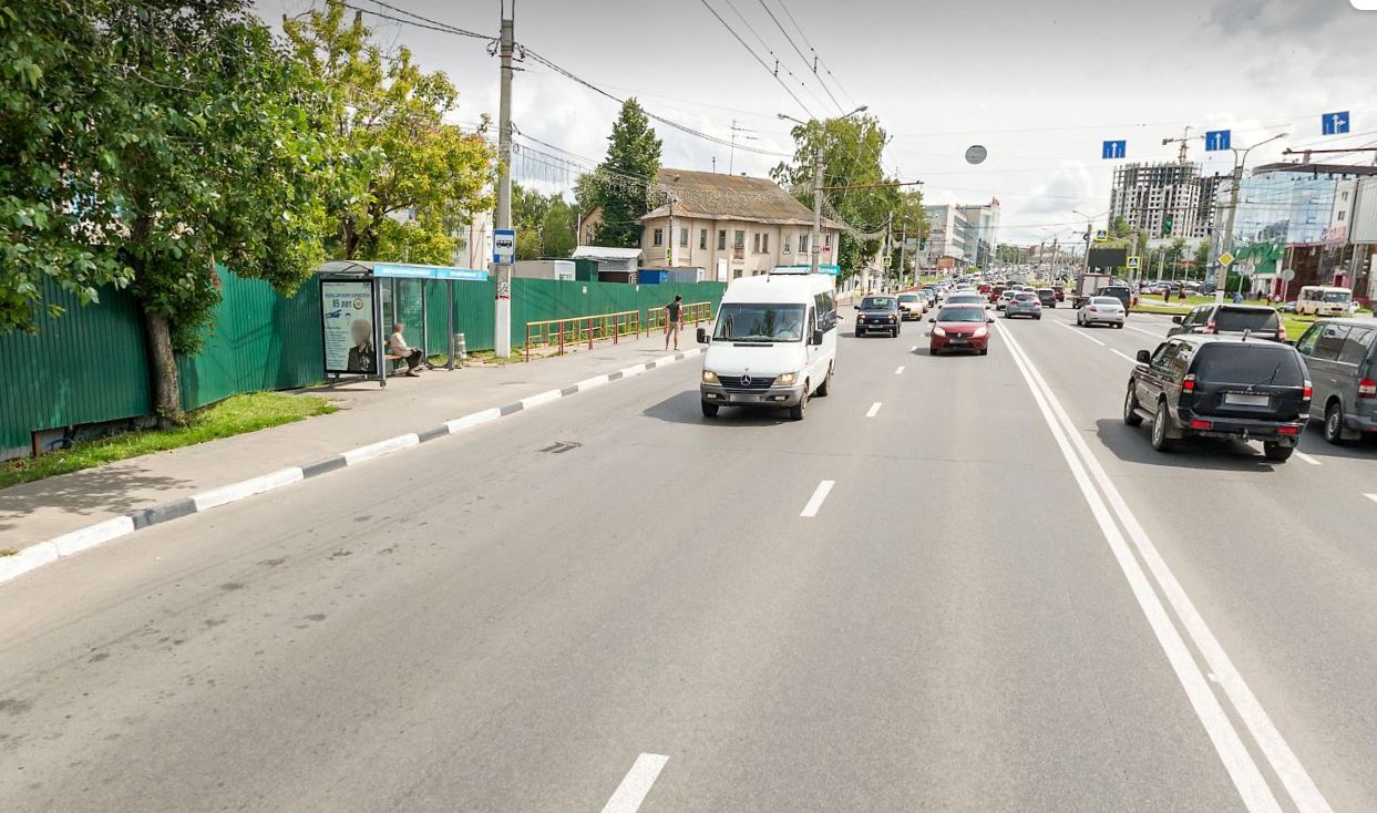 Фотография рекламного носителя, тип: Остановка 1.8x1.2, адрес: Калинина ул. Х И. Франко ул., д.1, Чебоксары, Республика Чувашия, Россия. Сторона Б №978593