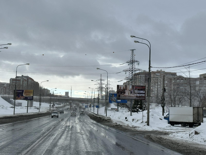 Фотография рекламного носителя, тип: Билборд 3x6, адрес: Демократическая ул., д.36 Х Ташкентская ул., Самара, Самарская область, Россия. Сторона А №336759