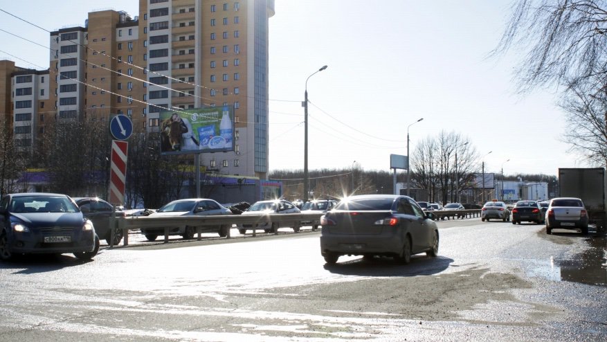 Фотография рекламного носителя, тип: Билборд 3x6, адрес: Ломжинская ул., д.2, Казань, Республика Татарстан, Россия. Сторона B №674795