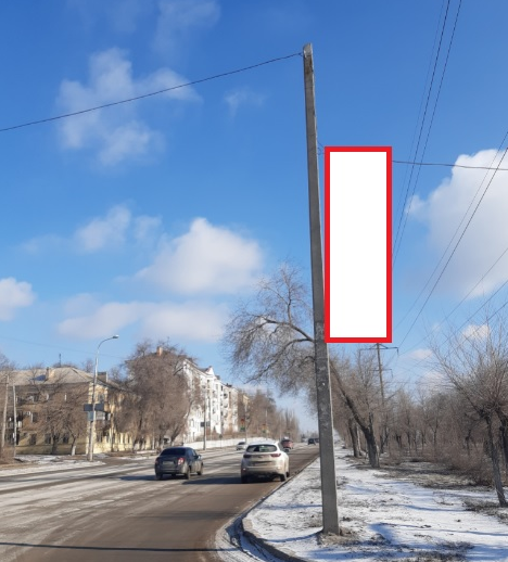 Фотография рекламного носителя, тип: Панель-кронштейн, адрес: Электролесовская ул., поз.3, Волгоград, Волгоградская область, Россия. Сторона А №1097053