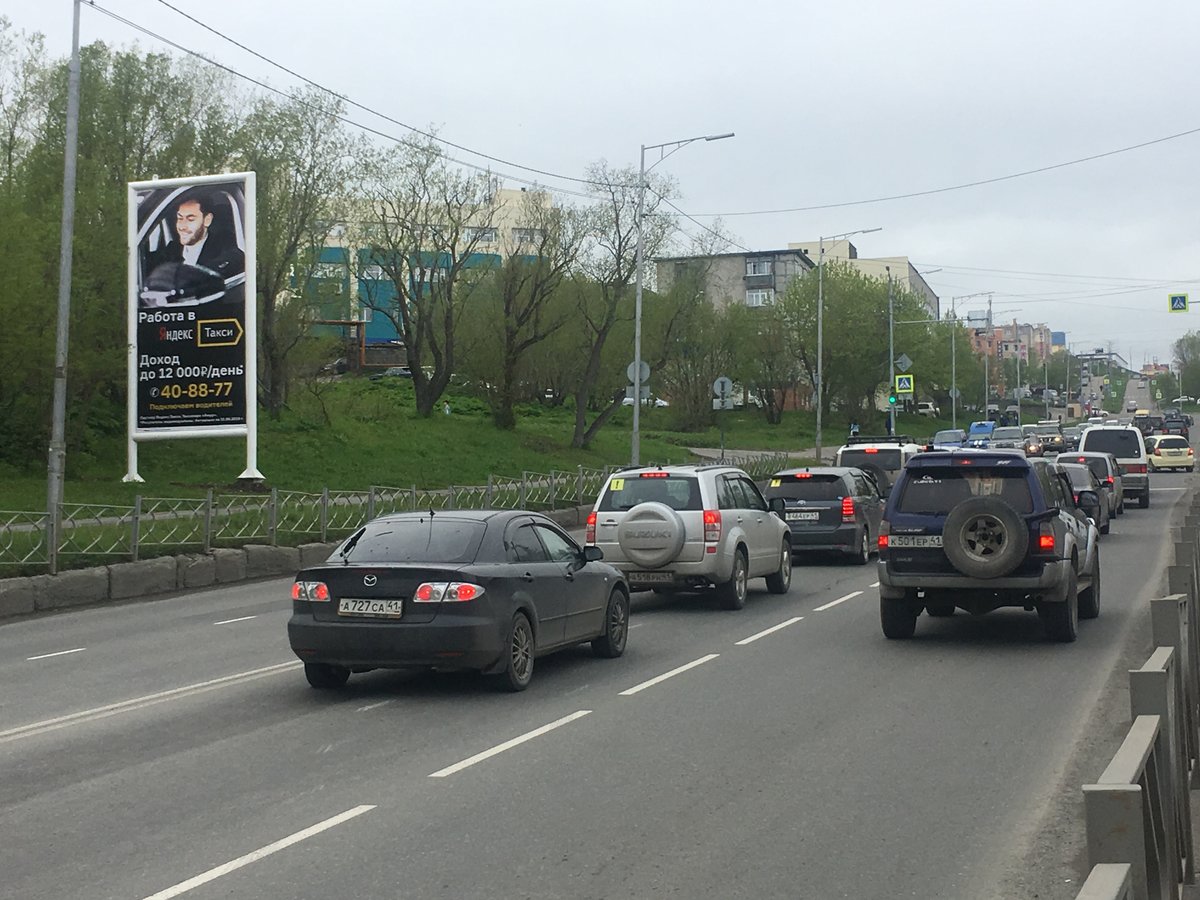 Фотография рекламного носителя, тип: Билборд 3x6, адрес: Владивостокская ул., поз.1, Петропавловск-Камчатский, Камчатский край, Россия. Сторона Б №777367