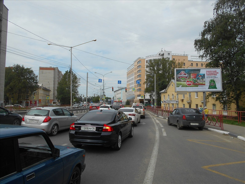 Фотография рекламного носителя, тип: Билборд 3x6, адрес: Фрунзе пр-т. Х Суздальским ш., Ярославль, Ярославская область, Россия. Сторона А1-А3 №568870