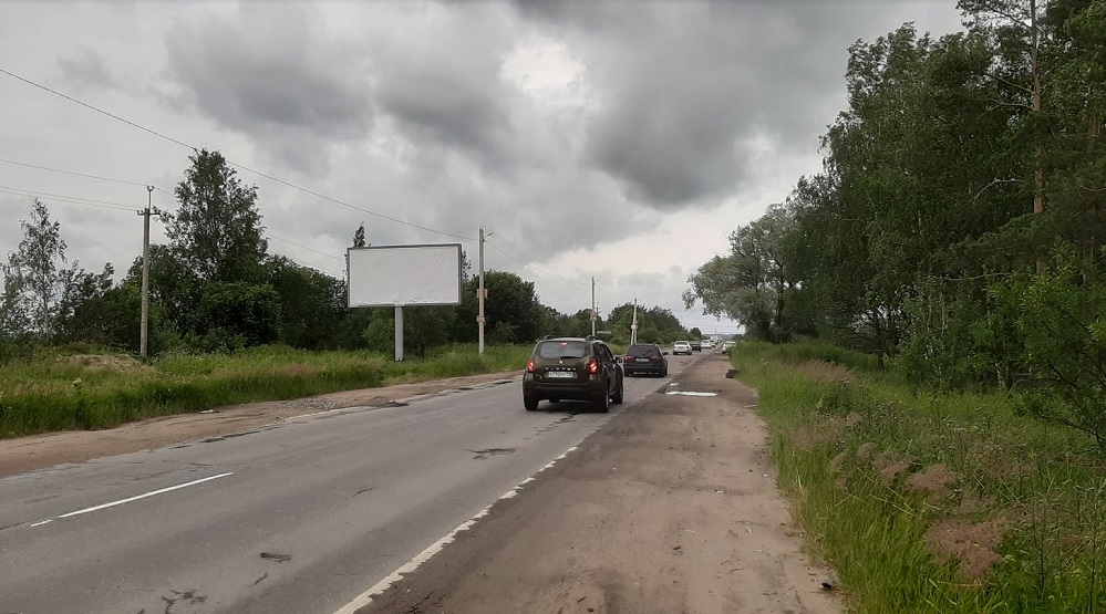 Фотография рекламного носителя, тип: Билборд 3x6, адрес: Ям-Ижора д., Пушкинская ул., д.20, Санкт-Петербург, Россия. Сторона Б №846140