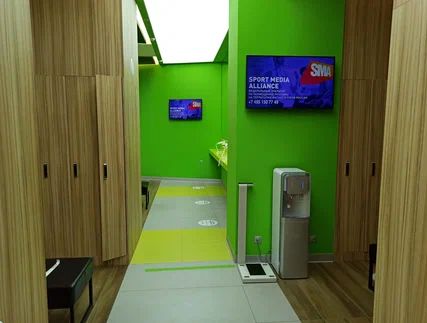 Фотография рекламного носителя, тип: Видеоэкран, адрес: Фитнес-центр «X-Fit Сердце Столицы», Шелепихинская наб., д.34, корп.2, Москва, Россия. Сторона/вариант 9 №980243