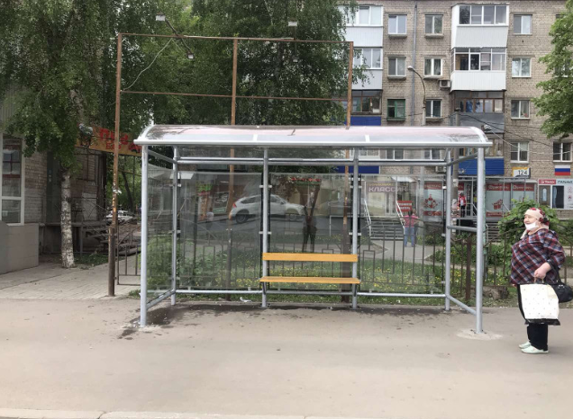 Фотография рекламного носителя, тип: Остановка 1.8x1.2, адрес: Победы д.124 Х Каховская ул., Самара, Самарская область, Россия. Сторона A2 №828493