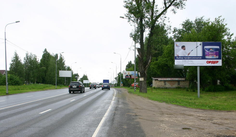 Фотография рекламного носителя, тип: Билборд 3x6, адрес: Афонино д., Магистральная ул., д.103, Нижний Новгород, Нижегородская область, Россия. Сторона A №768983