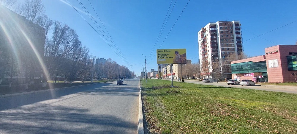 Фотография рекламного носителя, тип: Билборд 3x6, адрес: Победы пр-т, д.39-41, Новокуйбышевск, Самарская область, Россия. Сторона A №1057705