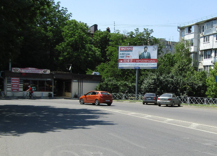 Фотография рекламного носителя, тип: Билборд 3x6, адрес: Рашпилевская ул., д.343, Краснодар, Краснодарский край, Россия. Сторона А №591327