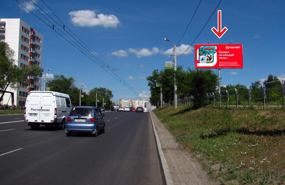 Фотография рекламного носителя, тип: Билборд 3x6, адрес: Героев Танкограда ул., у ЖК Театральный, Челябинск, Челябинская область, Россия. Сторона А №553221