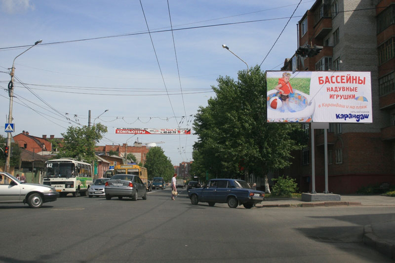 Фотография рекламного носителя, тип: Билборд 3x6, адрес: Ленина пр-т. Х Островского пер., Томск, Томская область, Россия. Сторона А №296158