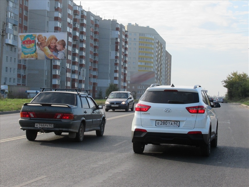 Фотография рекламного носителя, тип: Билборд 3x6, адрес: Восточная Окружная а/д, д.27, корп.3, Рязань, Рязанская область, Россия. Сторона Б №793787