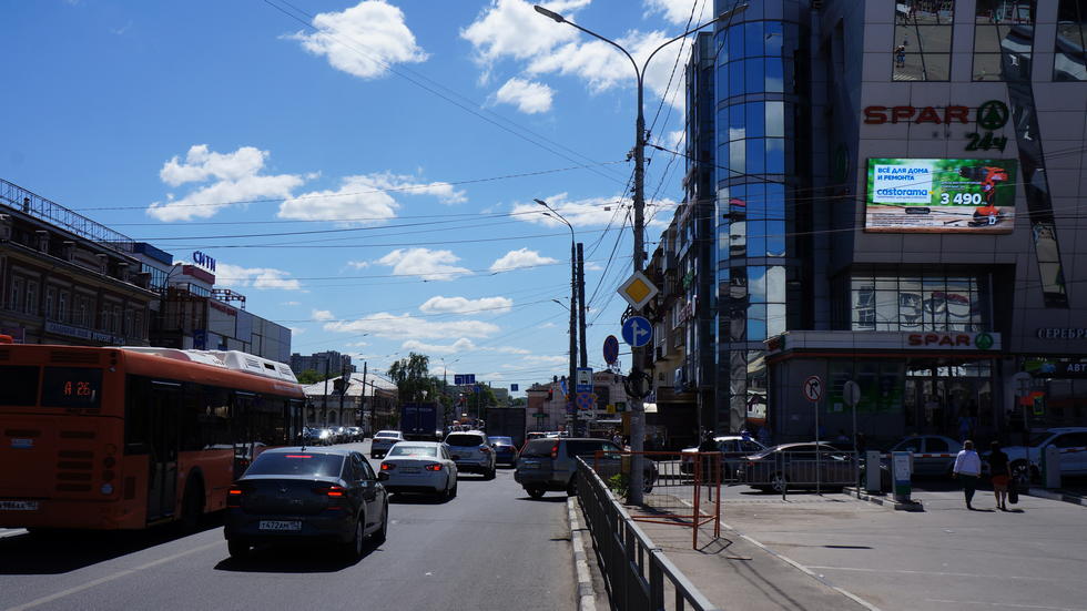 Фотография рекламного носителя, тип: Видеоэкран, адрес: Чкалова ул., ТЦ Чкалов, Нижний Новгород, Нижегородская область, Россия. Сторона A1-А10 №720583