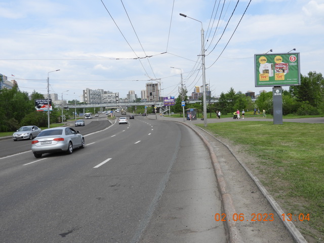 Фотография рекламного носителя, тип: Билборд 3x4, адрес: Карла Маркса ул. Х Мира ул., д.2б, Красноярск, Красноярский край, Россия. Сторона А1-A3 №544190