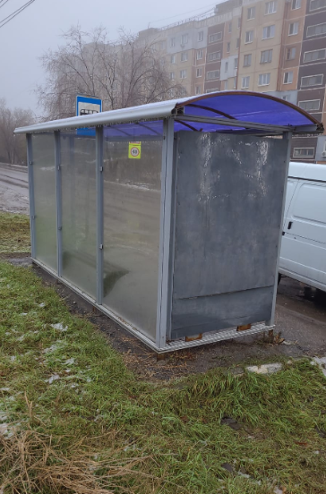 Фотография рекламного носителя, тип: Остановка 1.8x1.2, адрес: Маркина ул. Х Лесная ул., Саратов, Саратовская область, Россия. Сторона Б №747465