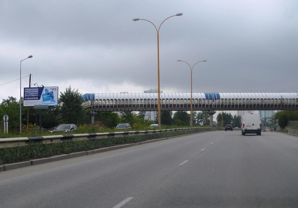 Фотография рекламного носителя, тип: Билборд 3x6, адрес: Объездная а/д, 150м до Щербакова ул., Екатеринбург, Свердловская область, Россия. Сторона Б №943866