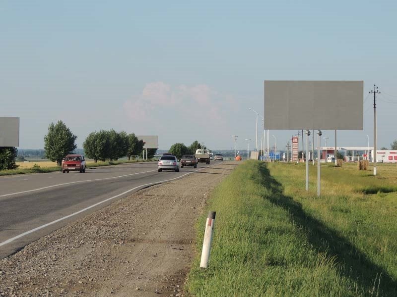 Фотография рекламного носителя, тип: Билборд 3x6, адрес: Крымск-Славянск-на-Кубани а/д., 6 210м, Крымск, Краснодарский край, Россия. Сторона А №713940