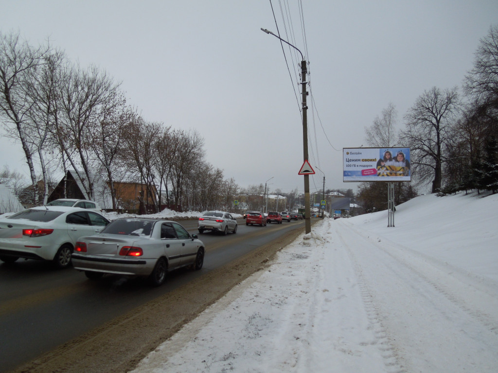 Фотография рекламного носителя, тип: Билборд 3x6, адрес: Калинина ул., 9, справа при движении в центр, Кострома, Костромская область, Россия. Сторона A №1058061