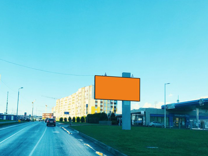 Фотография рекламного носителя, тип: Билборд 3x6, адрес: Елизаветинская ул., д.2, Калининград, Калининградская область, Россия. Сторона А №974003