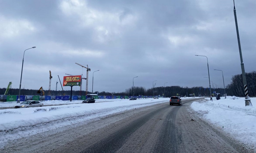 Фотография рекламного носителя, тип: Билборд 3x6, адрес: Коммунарка пос., Куприна пр-т., 300м после пересечения с Проектируемым пр-зд. №7048, Москва, Россия. Сторона Б №1067418
