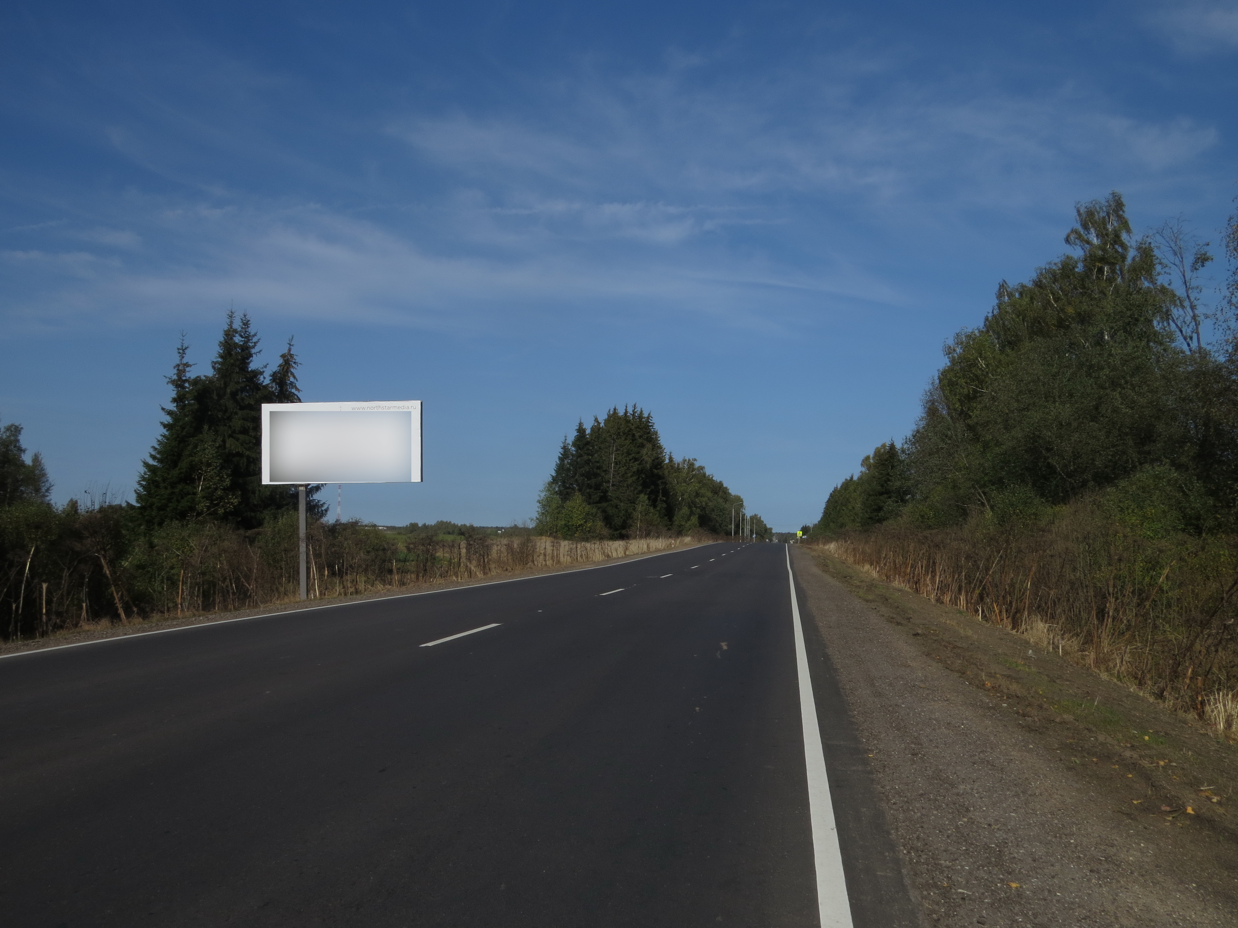 Фотография рекламного носителя, тип: Билборд 3x6, адрес: Суворово – Волоколамск – Руза а/д, 26 700м, Волоколамск, Московская область, Россия. Сторона Б №863834