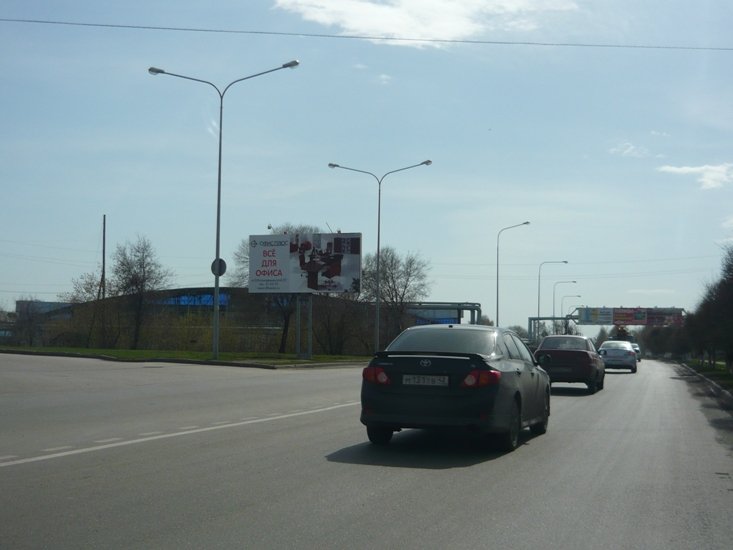 Фотография рекламного носителя, тип: Билборд 3x6, адрес: Транспортная ул., д.38, Киселевск, Кемеровская область, Россия. Сторона B №961595