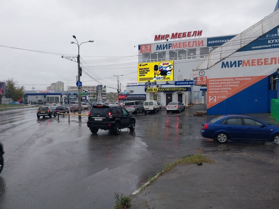 Фотография рекламного носителя, тип: Медиафасад, адрес: Яблочкова пр-д, д.6, Рязань, Рязанская область, Россия. Сторона А1-А10 №1056858