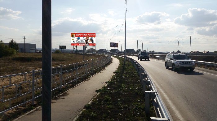 Фотография рекламного носителя, тип: Билборд 3x6, адрес: Солотчинское ш., на повороте на Спасск 67 450м., Рязанская область, Россия. Сторона Б №804250