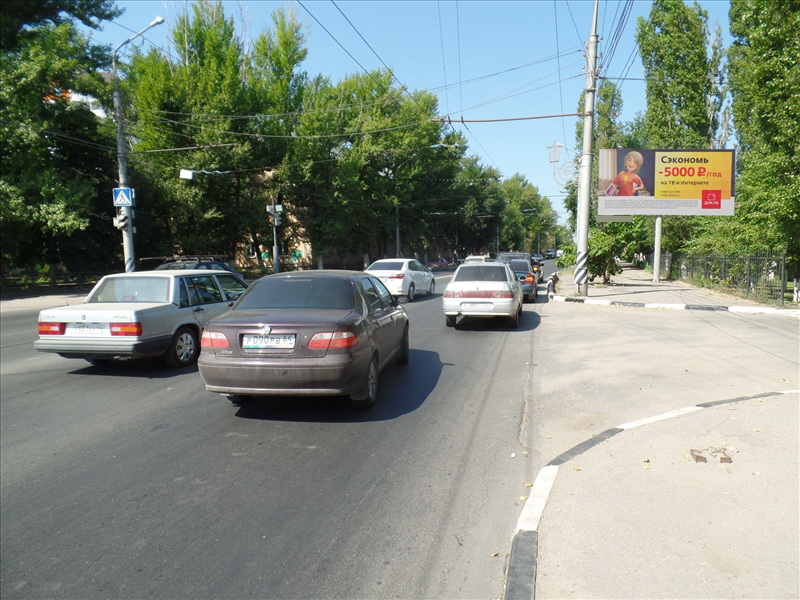 Фотография рекламного носителя, тип: Билборд 3x6, адрес: Московское ш., д.2, Саратов, Саратовская область, Россия. Сторона А №819375