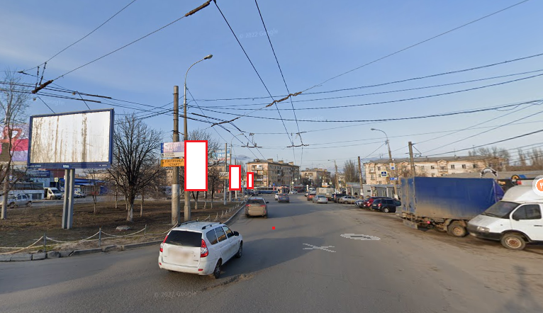 Фотография рекламного носителя, тип: Панель-кронштейн, адрес: Ополченская ул., поз.1, Волгоград, Волгоградская область, Россия. Сторона А №1097115