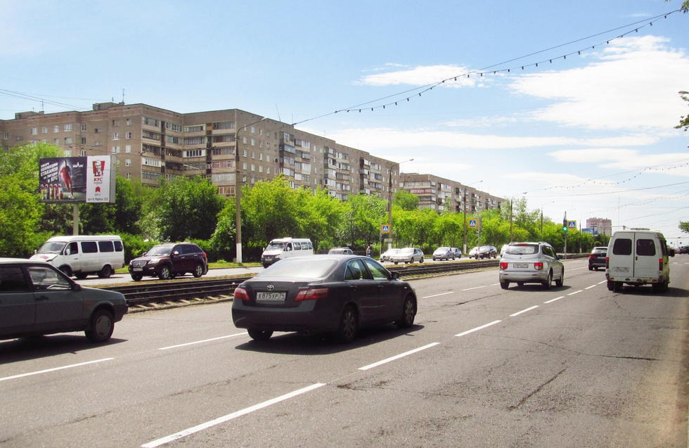 Фотография рекламного носителя, тип: Билборд 3x6, адрес: Карла Маркса пр-т., д.141, Магнитогорск, Челябинская область, Россия. Сторона В1 №377514