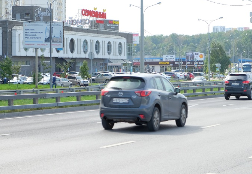 Фотография рекламного носителя, тип: Билборд 3x6, адрес: Волоколамское ш., 19 600м, Московская область, Россия. Сторона Б №495621