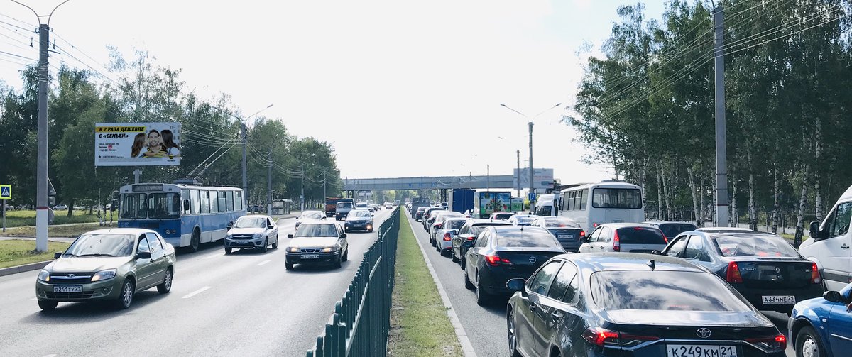 Фотография рекламного носителя, тип: Билборд 3x6, адрес: Марпосадское ш., д.4, Чебоксары, Республика Чувашия, Россия. Сторона B №838478