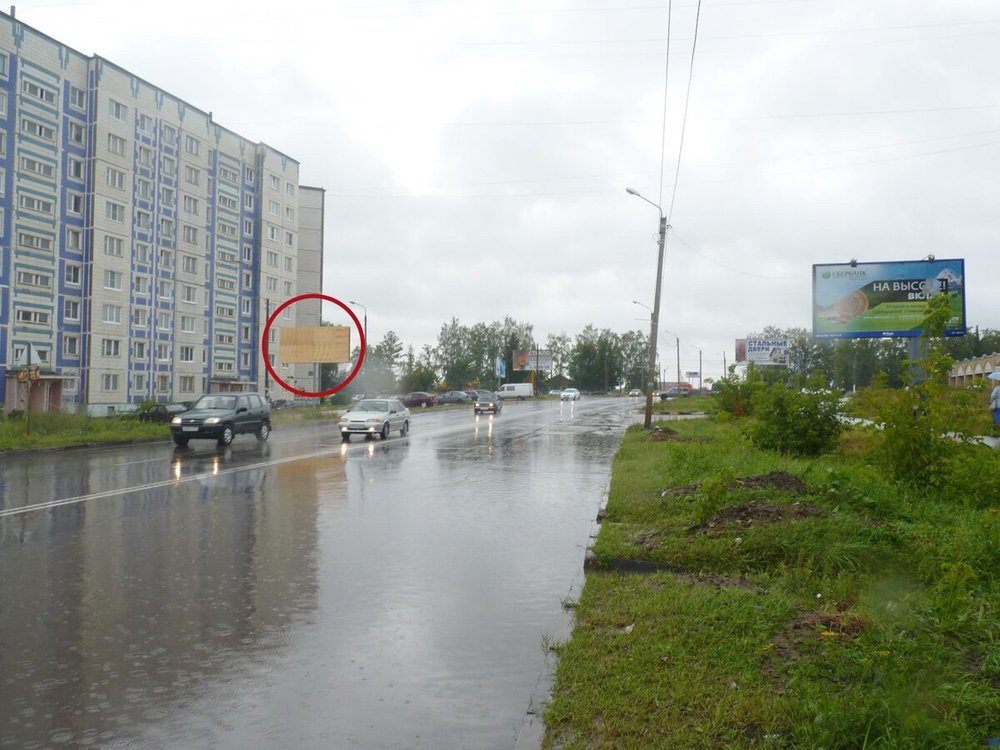 Фотография рекламного носителя, тип: Билборд 3x6, адрес: Строителей ул., д.3, Ковров, Владимирская область, Россия. Сторона Б №699261